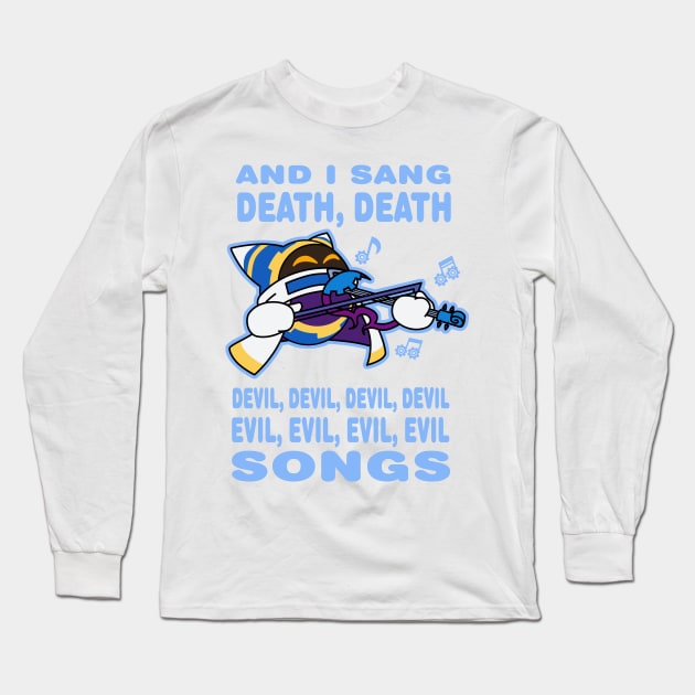 Magolor Plays the Violin Long Sleeve T-Shirt by VibrantEchoes